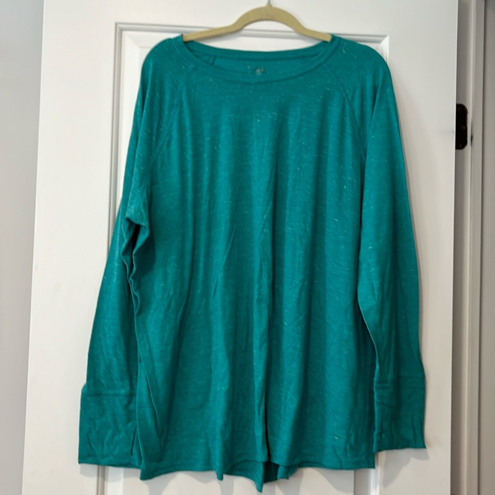 TEK gear dry TEK NWOT SZ 3X activewear long sleeve plus size top shirt